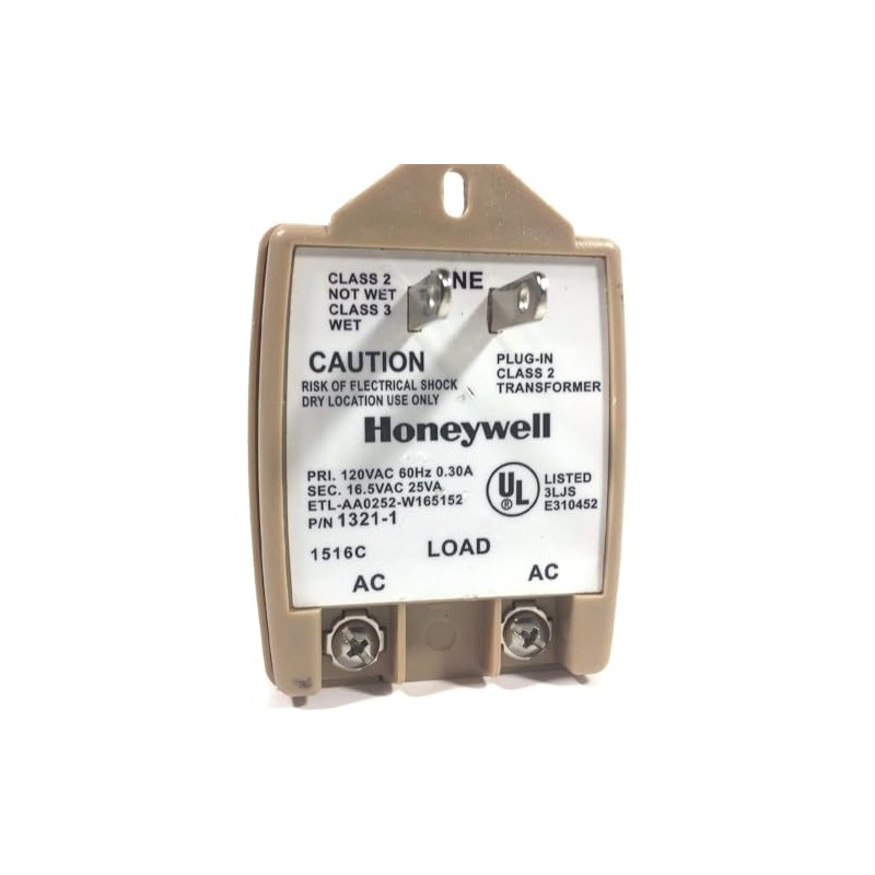 Honeywell Intrusion 1321-1 Transformer 16.5VAC 25VA