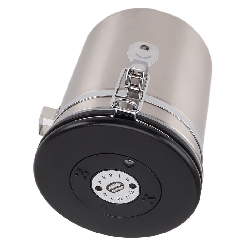 1.5L Coffee Canister Coffee Container with Scoop Date Tracker Stainless