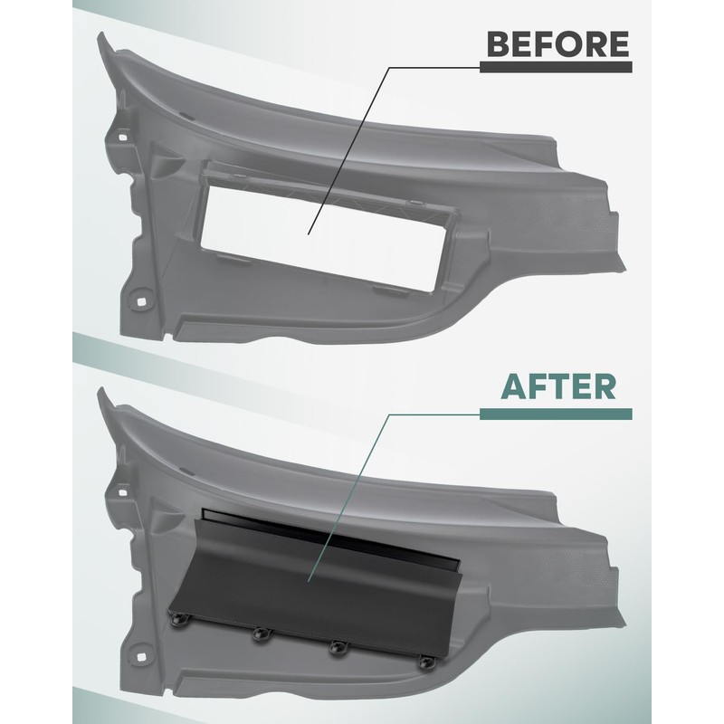 JUQAFY Battery Cover Fit for Mini Clubman R55/ Hatchback R56/