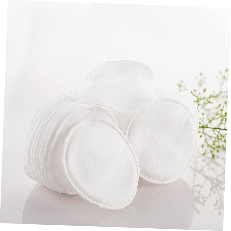 WOONEKY 60pcs Round Makeup Remover Pads Triple Layer Facial Pads