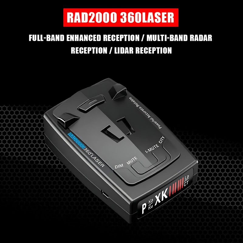 RAD2000 Laser Radar Detectors for Cars,Police Radar Detector with Long