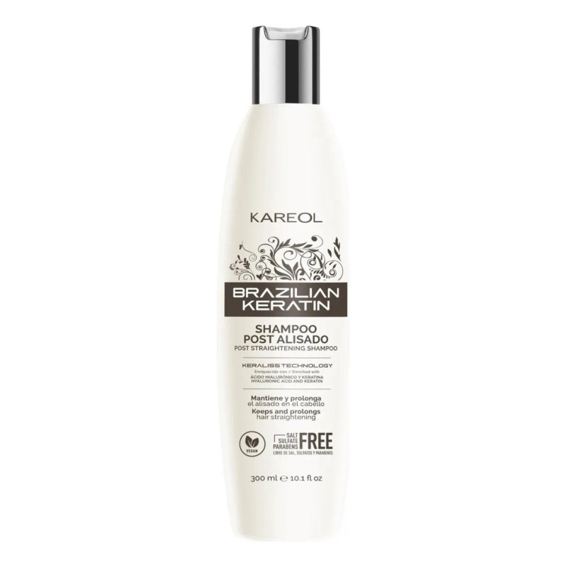 Kareol Shampoo Post Alisado Brasileo Mantiene Y Prolonga