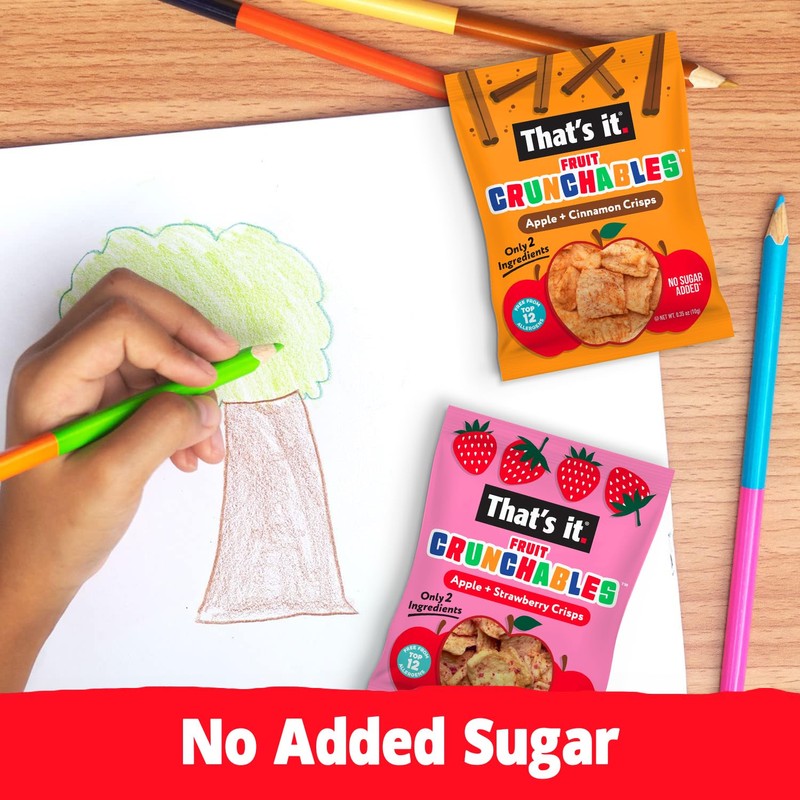 That's it. Fruit Crunchables Variety Pack, Fruit Snacks for Kids,