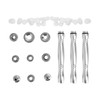 Stainless Steel Microdermabrasion Dermabrasion Tips Accessory Set for Acne Blackhead