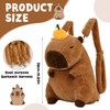 MeYuxg Capybara Backpack, 30 cm Capybara Cuddly Toy Backpacks, Cute