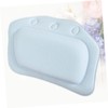 Beavorty 1pc PVC Bath Pillow for Tub Bathtub Cushion Suction
