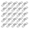 PATIKIL 8mm Rigid Pipe Strap, 25 Pcs 304 Stainless Steel