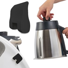 KochFix Magnetic Dough Remover for Thermomix TM5, TM6 - Thermomix Dough Flower Mixing Pot - Thermomix Dough Remover - Ideal Thermomix Accessory - Black