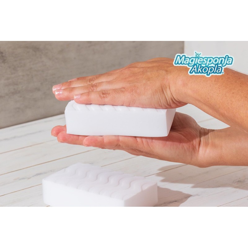 Akopla - MAGIESPONJA Borrador de Manchas, Esponja mágica. Elimina rayones