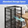 Simple Trending 14 Tier Rolling File Cart, Desk File Organizer