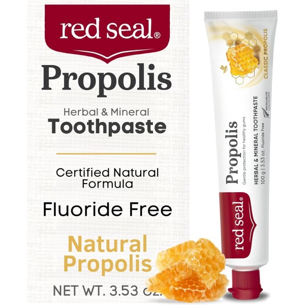 Red Seal Propolis Herbal & Mineral Natural Toothpaste - 3