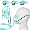 Agooteam 3 Pack Oxygen Mask for Adult Face with 7'