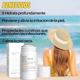 Barra Anti Rozaduras EntrePierna Crema Portatil Antisudor y fricción Hirritaciones Dolores Piernas Protección contra la fricción para el Cuello, la Ci