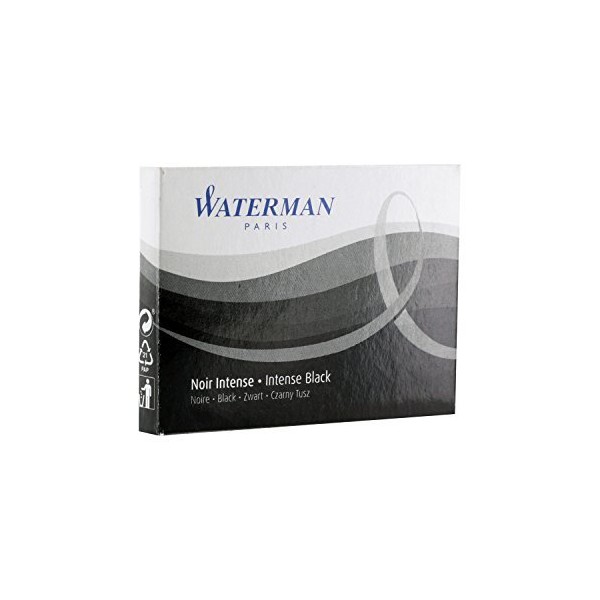 WAT52021 Refill Cartridges for Waterman Fountain Pens (3-Pack)