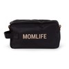Childhome Momlife CWTBMBLGO Toiletry Bag - Black Gold Momlife Toiletry