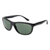 Captain Stag CS-012-2 Men's Sunglasses, Plastic Frame, Black