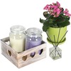 KOTARBAU® Wooden box with decorative cut-outs and handle. Perfect for