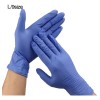 100 Guantes Desechables De Nitrilo De 9 Pulgadas, Color Mora