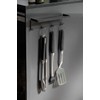 WENKO Ima Magnetic Hook Rack with Shelf, Metal with 4