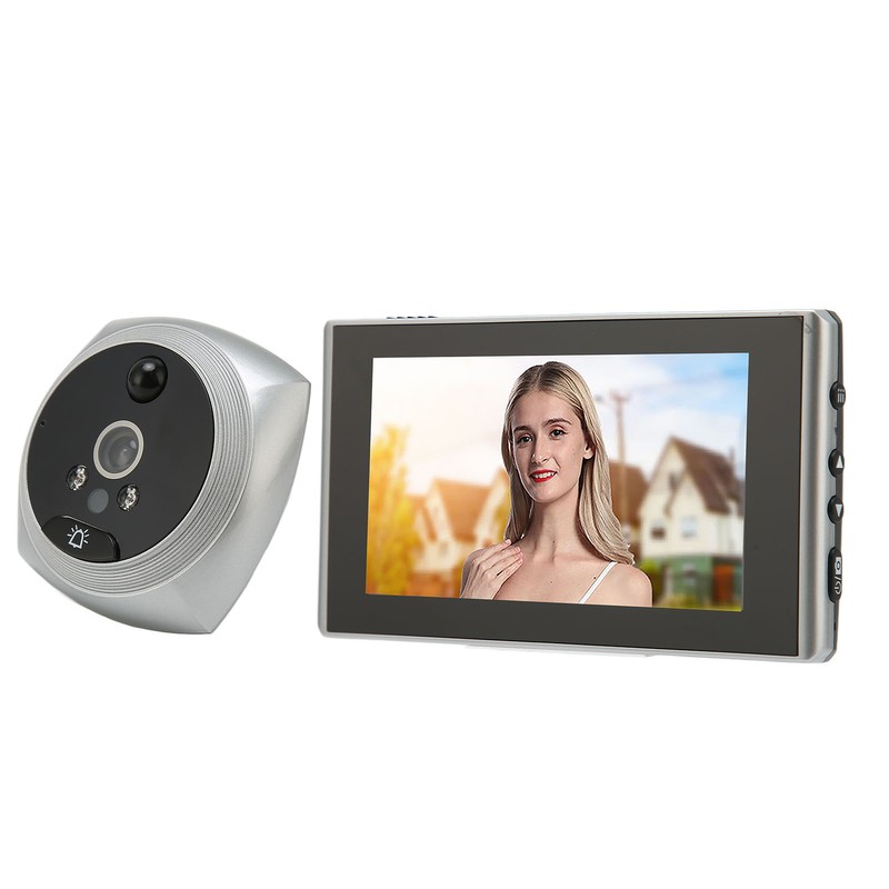 Digital Door Viewer Peephole 1080P Color Night Vision Human Body
