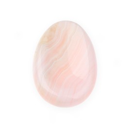 NKlaus Thumb stone calcite pink mangano gemstone 5 x 3.5 cm healing effect worry stone 14871
