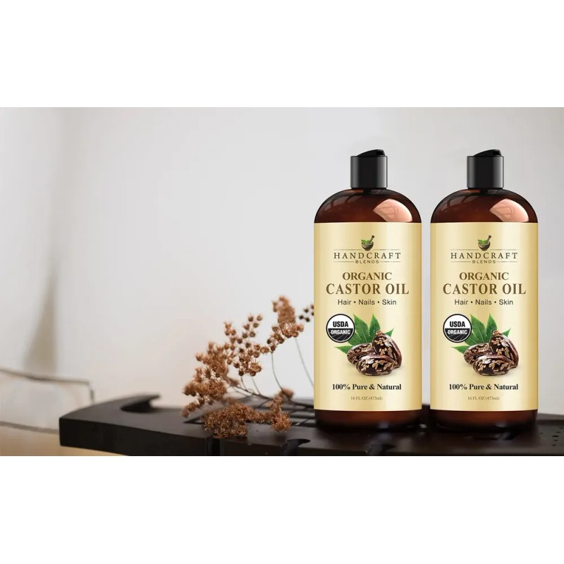 Mezclas Artesanales De Aceite De Ricino Orgánicas De 480 Ml