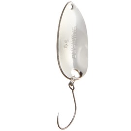 Shimano TR-0029 Spoon, Cardiff, Roll Swimmer, 0.2 oz (5.0 g), Silver, 68T