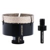 Diamond Hole Saw, 3" Hole Saw for Tiles Granite Marble