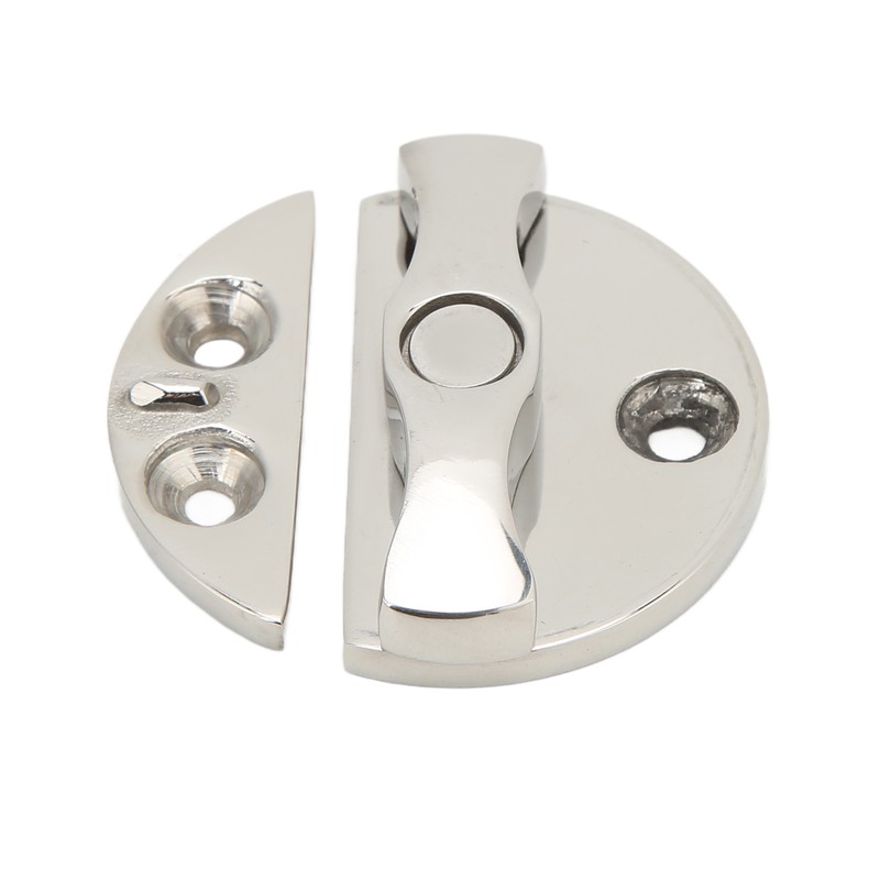 Boat Door Catch Latch Round 45mm 180° Rotation 316 Stainless
