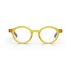 eyebobs TV Party Premium Unisex Reading Glasses, Yellow Front with