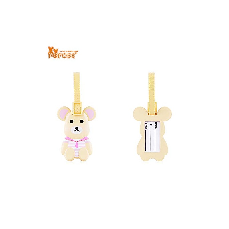 POPOBE 3 inch Luggage Tag - Kuma Sailor Bear (Girl)