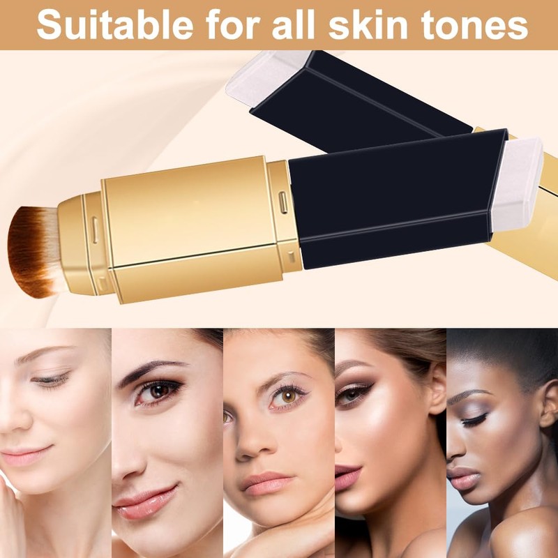 Foundation Stick, Face Makeup Color Changing Concealers, Hydrating Lightweight Contour,