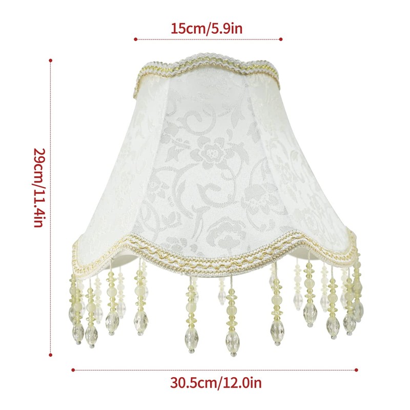 Eastlion 10" Handmade Pendant UNO lampshade for Table Lamps,Floor Lamps,15
