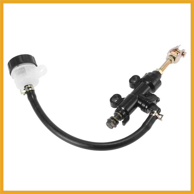 Partuto Rear Brake Master Cylinder Pump with Reservoir for Motorcycle
