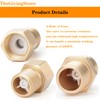 1/4 Inch Brass Check Valve, 1/4" Female to 1/4" male