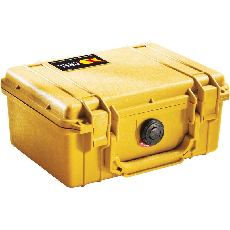 Peli 1120 with Foam, Yellow