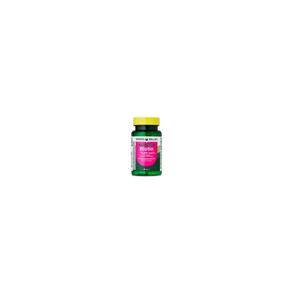 Spring Valley Biotin + Keratin Tablets – Extra Strength 10,000