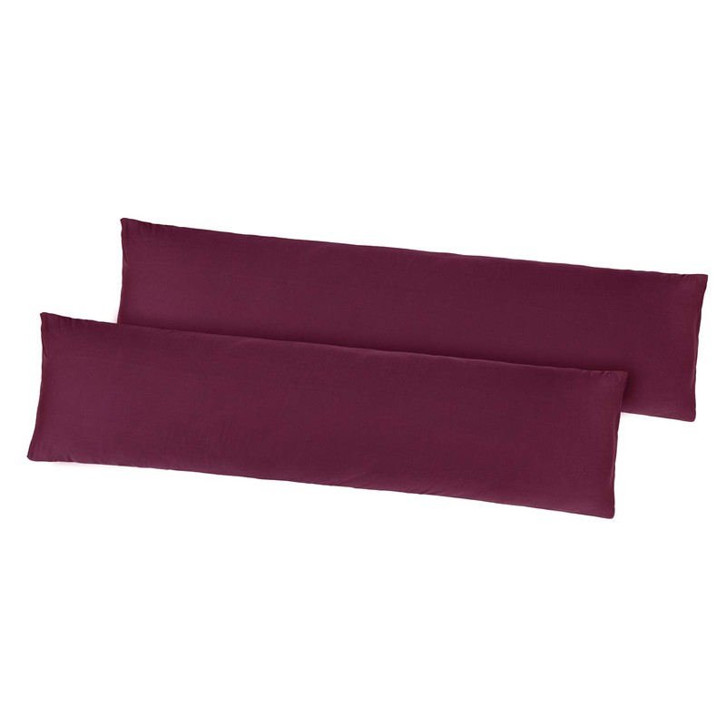 Pack of 2 Jersey Cushion Covers Side Sleeper Pillow 40