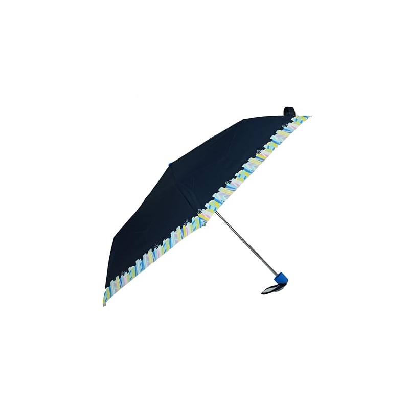 Radley Mini Telescope Umbrella Rock Climbing in Ink Navy Blue