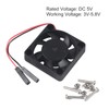AOICRIE Quiet Fan for Raspberry Pi, 4-Pack Cooling Fan, 3.3-5VDC,
