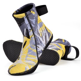 Intbost Kids Neoprene Socks 3mm Wetsuit Socks for Boys Keep Warm Anti Slip Water Socks Toddlers Sand Beach Scuba Diving Snorkeling Swimming Socks Children Youth