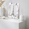 DXTKWL Purple Elegant Lavender 4x6 Picture Frame, Display Photos 3.5x5.5