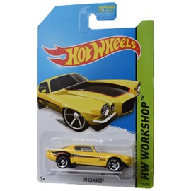 Hot Wheels '70 Camaro, HW Workshop 231/250 [Yellow]
