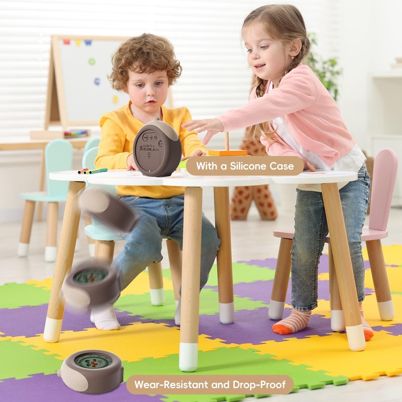 Visual Timer for Kids with Protective Case, Hazelnut Theme 299