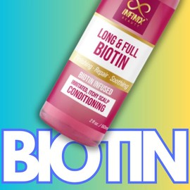 Infinix Biotin Hair Oil: Advanced growth serum for fuller, thicker hair & soothing scalp care. Non-greasy, 2oz/60ml, pack of 2 – Ideal for all hair types.