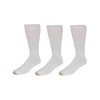 Gold Toe Men's Fluffies Socks (Pack of 3), White