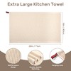 HOMYTOP Large Kitchen Hand Towels,6 Pack Cotton Waffle Weave Dish