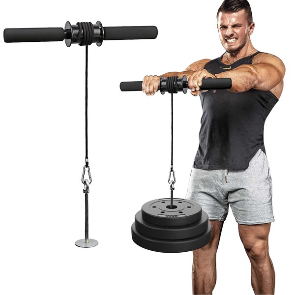 PELLOR Forearm Exerciser, Fitness Wrist Exerciser& Forearm Roller, Arm Strength
