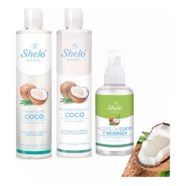 Shelo Shampoo Y Acondicionador Cuidado Del Cabello Aceite De Coco