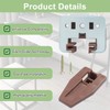 Aoserge 10 Sets Square Drawer Track Guide and Glides -